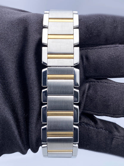 Cartier Tank Francaise Large W51005Q4 Two Tone Mens Watch Box Papers - Watches