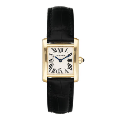 Cartier Tank Francaise Small W5000256 Yellow Gold Ladies Watch