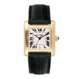Cartier Tank Francaise W5000156 18K Yellow Gold Mens Watch - Watches