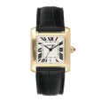 Cartier Tank Francaise W5000156 18K Yellow Gold Mens Watch - Watches