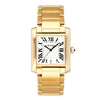 Cartier Tank Francaise W50001R2 18K Yellow Gold Mens Watch - Watches