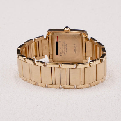 Cartier Tank Francaise W50001R2 18K Yellow Gold Mens Watch - Watches