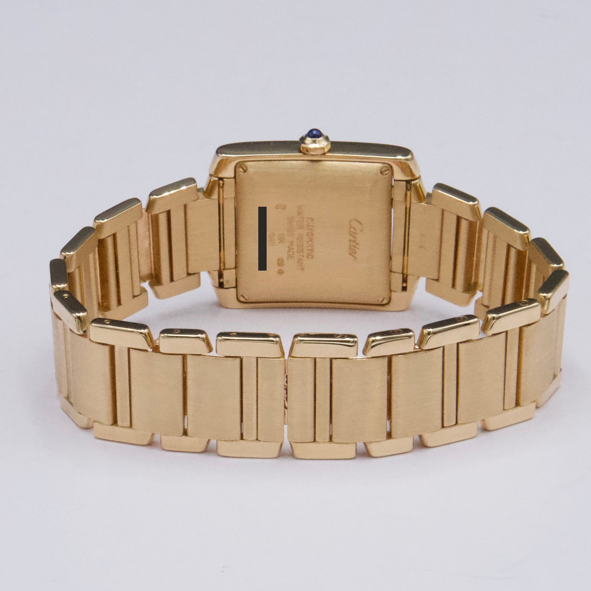Cartier Tank Francaise W50001R2 18K Yellow Gold Mens Watch - Watches