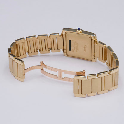 Cartier Tank Francaise W50001R2 18K Yellow Gold Mens Watch - Watches