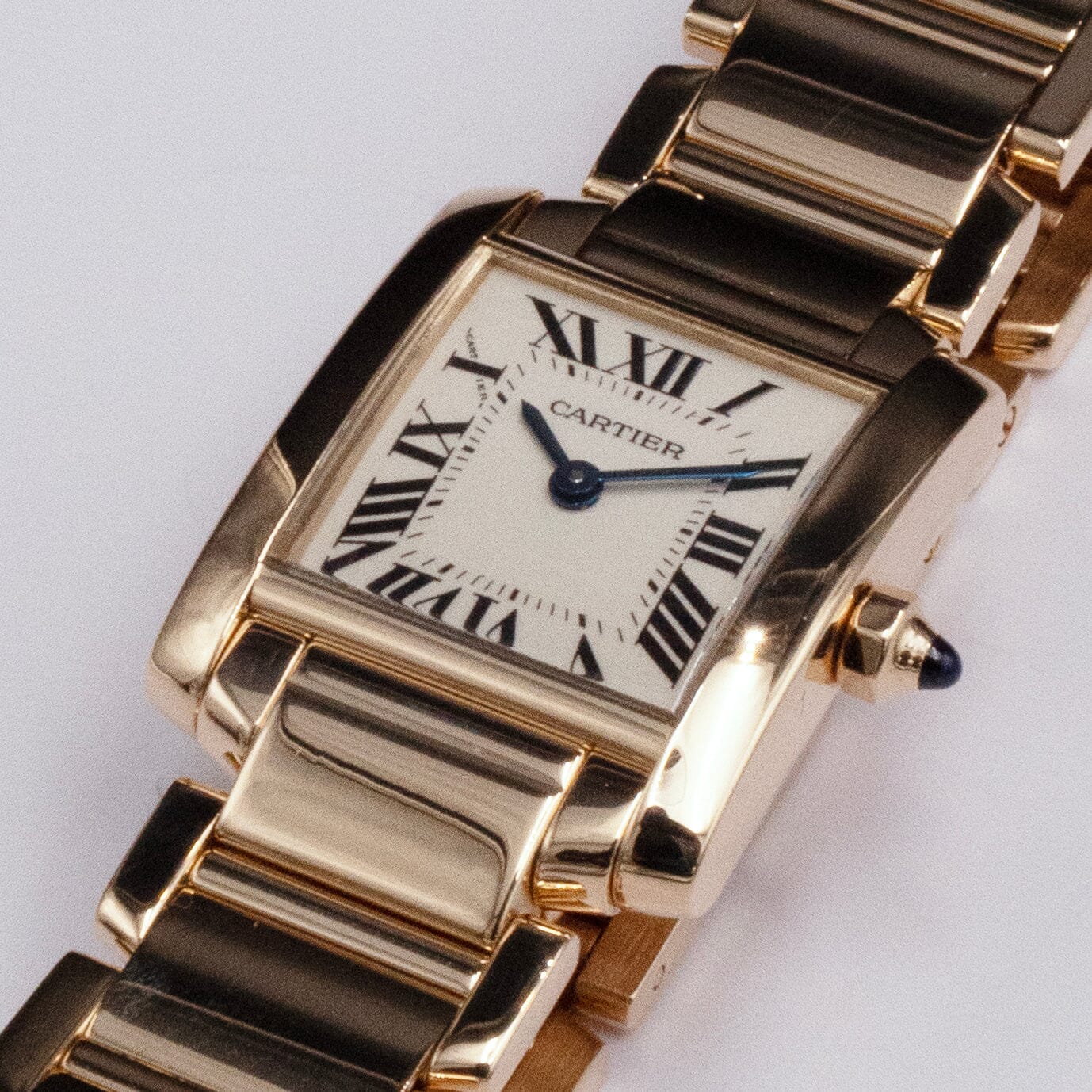 Cartier Tank Francaise W50002N2 Yellow Gold Ladies Watch - Virtual