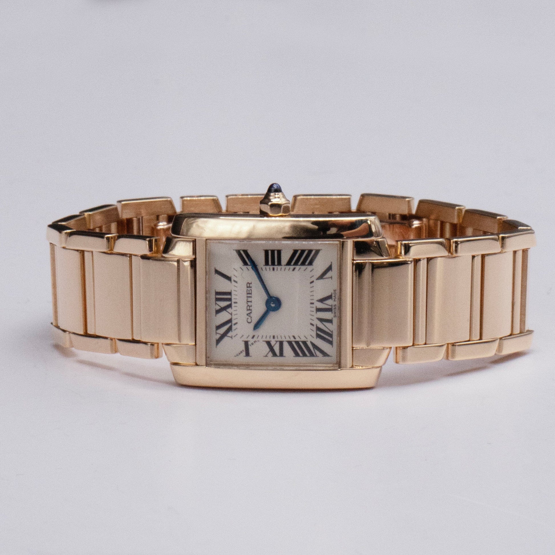 Cartier Tank Francaise W50002N2 Yellow Gold Ladies Watch - Virtual