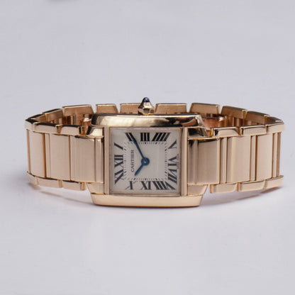 Cartier Tank Francaise W50002N2 Yellow Gold Ladies Watch - Virtual