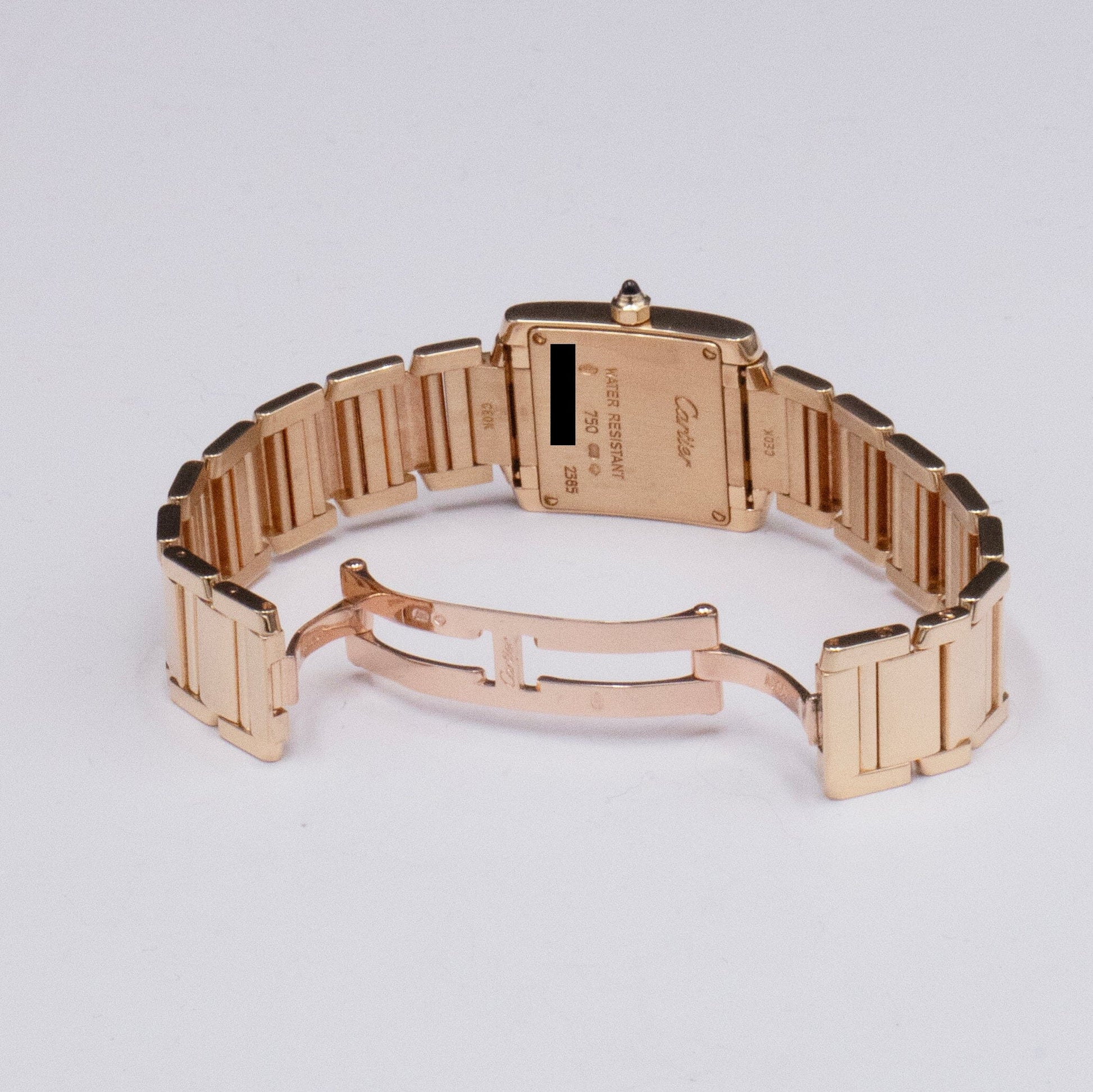 Cartier Tank Francaise W50002N2 Yellow Gold Ladies Watch - Virtual