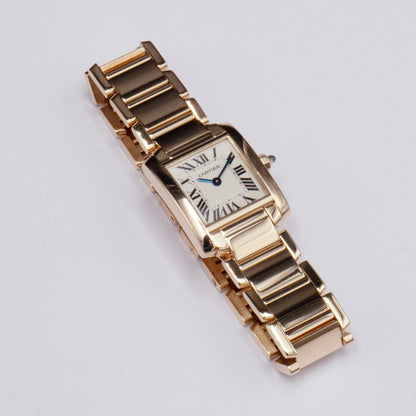 Cartier Tank Francaise W50002N2 Yellow Gold Ladies Watch - Virtual