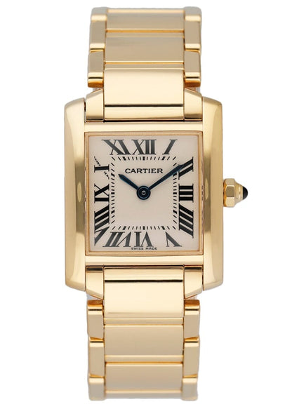 Cartier Tank Francaise W50002N2 Yellow Gold Ladies Watch - Virtual