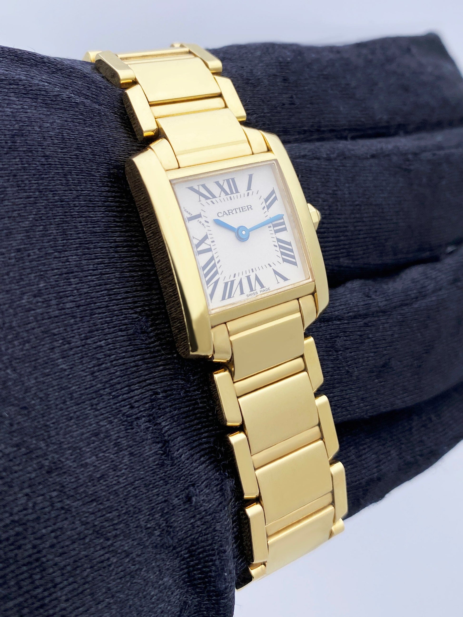 Cartier Tank Francaise W50002N2 Yellow Gold Ladies Watch - Virtual