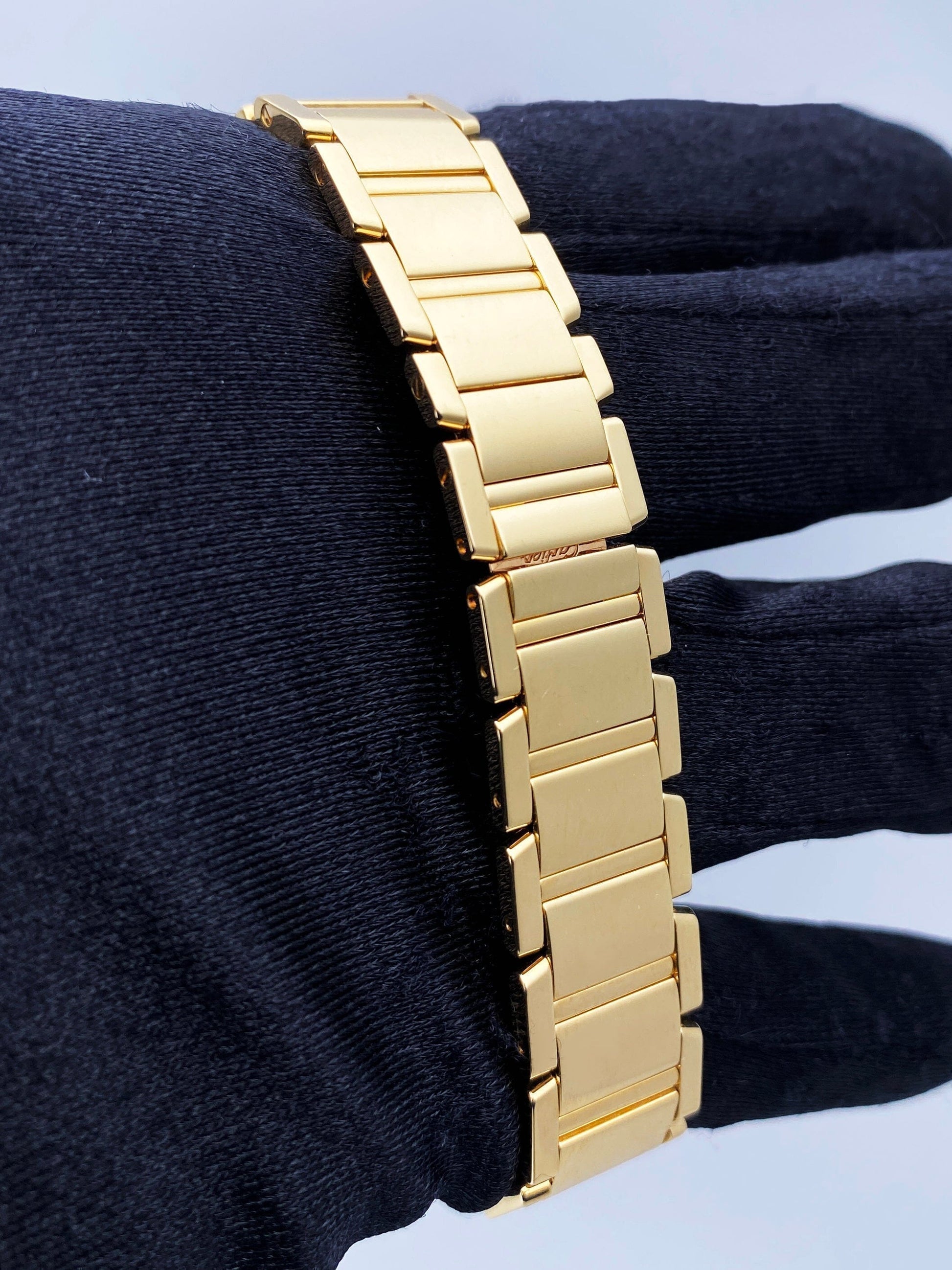 Cartier Tank Francaise W50002N2 Yellow Gold Ladies Watch Box Papers - Watches