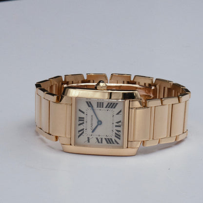 Cartier Tank Francaise W5000356 Midsize Ladies Watch - Virtual