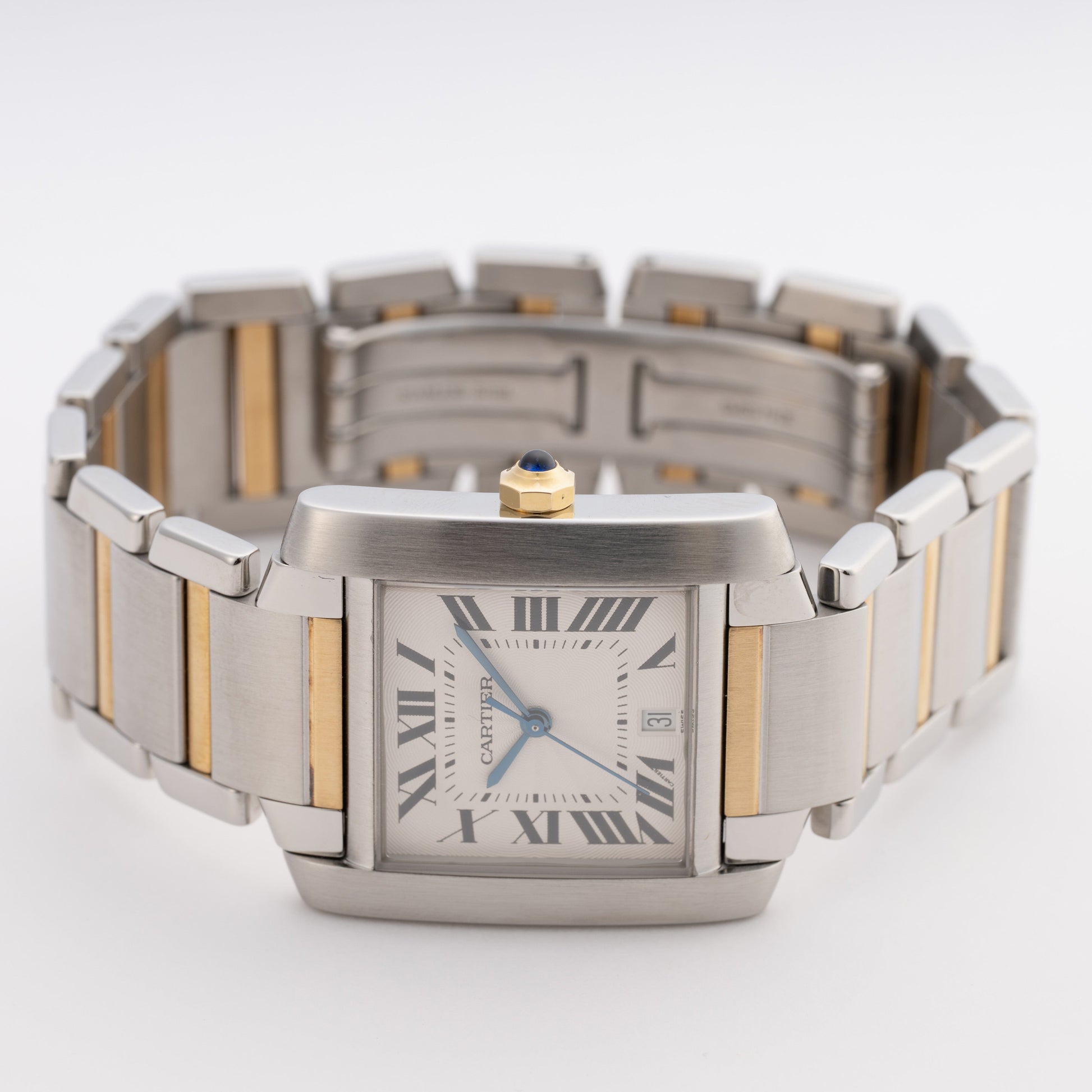 Cartier Tank Francaise W51005Q4 Two Tone Mens Watch - Watches