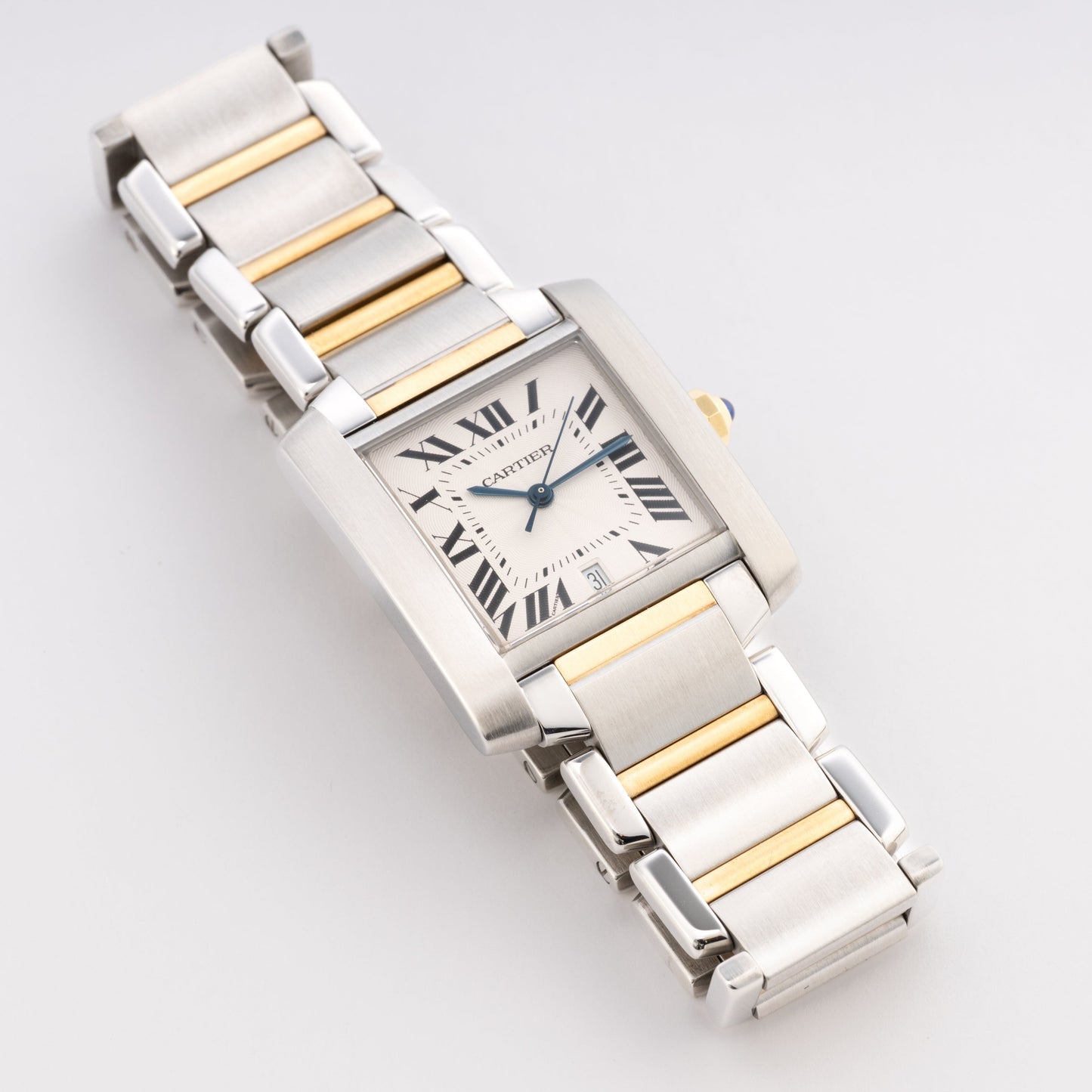 Cartier Tank Francaise W51005Q4 Two Tone Mens Watch - Watches