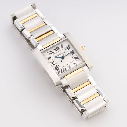 Cartier Tank Francaise W51005Q4 Two Tone Mens Watch - Watches