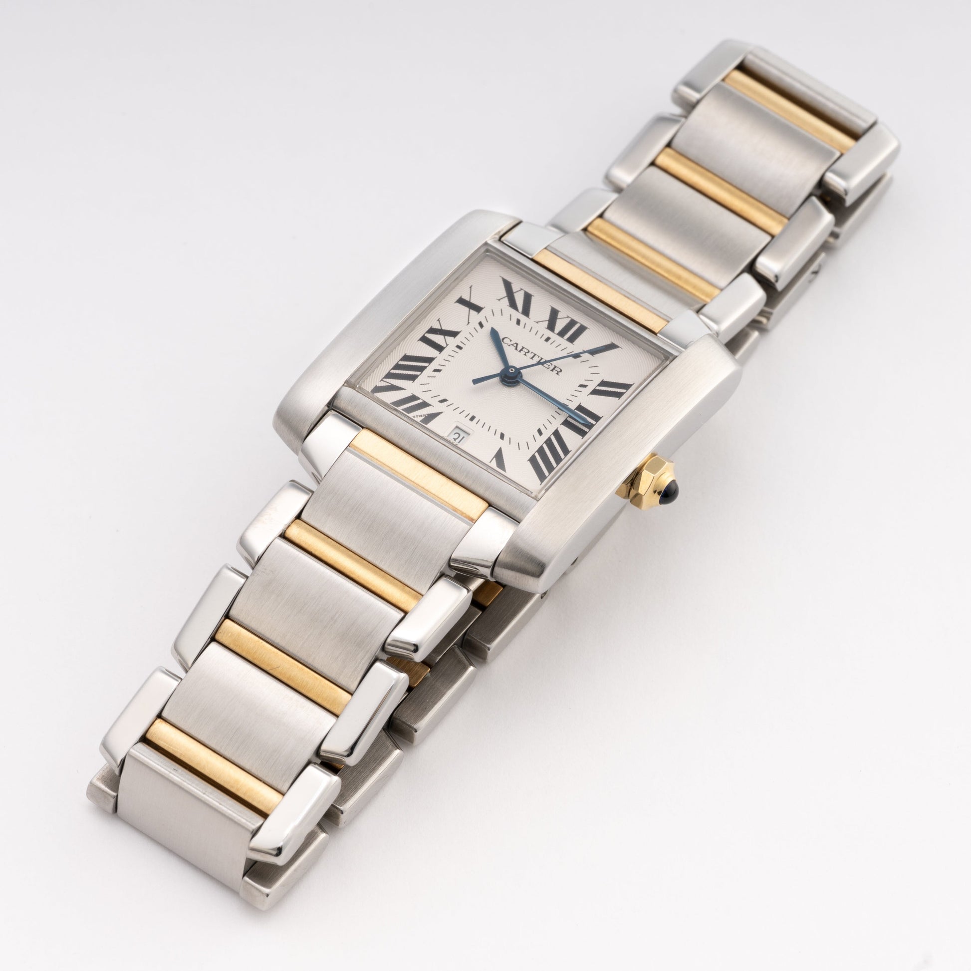 Cartier Tank Francaise W51005Q4 Two Tone Mens Watch - Watches