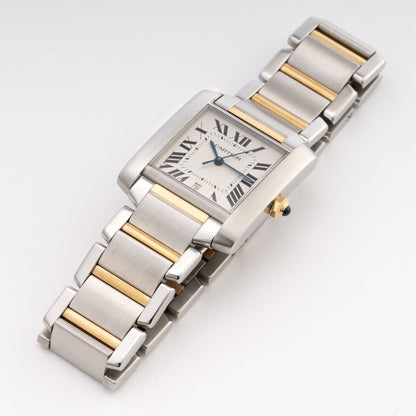 Cartier Tank Francaise W51005Q4 Two Tone Mens Watch - Watches