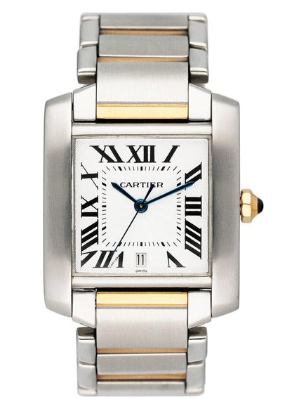 Cartier Tank Francaise W51005Q4 Two Tone Mens Watch - Watches