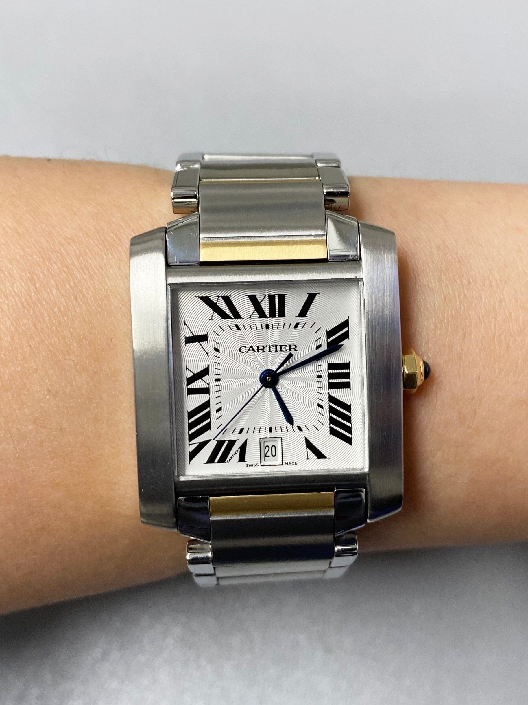 Cartier Tank Francaise W51005Q4 Two Tone Mens Watch | – Phigora