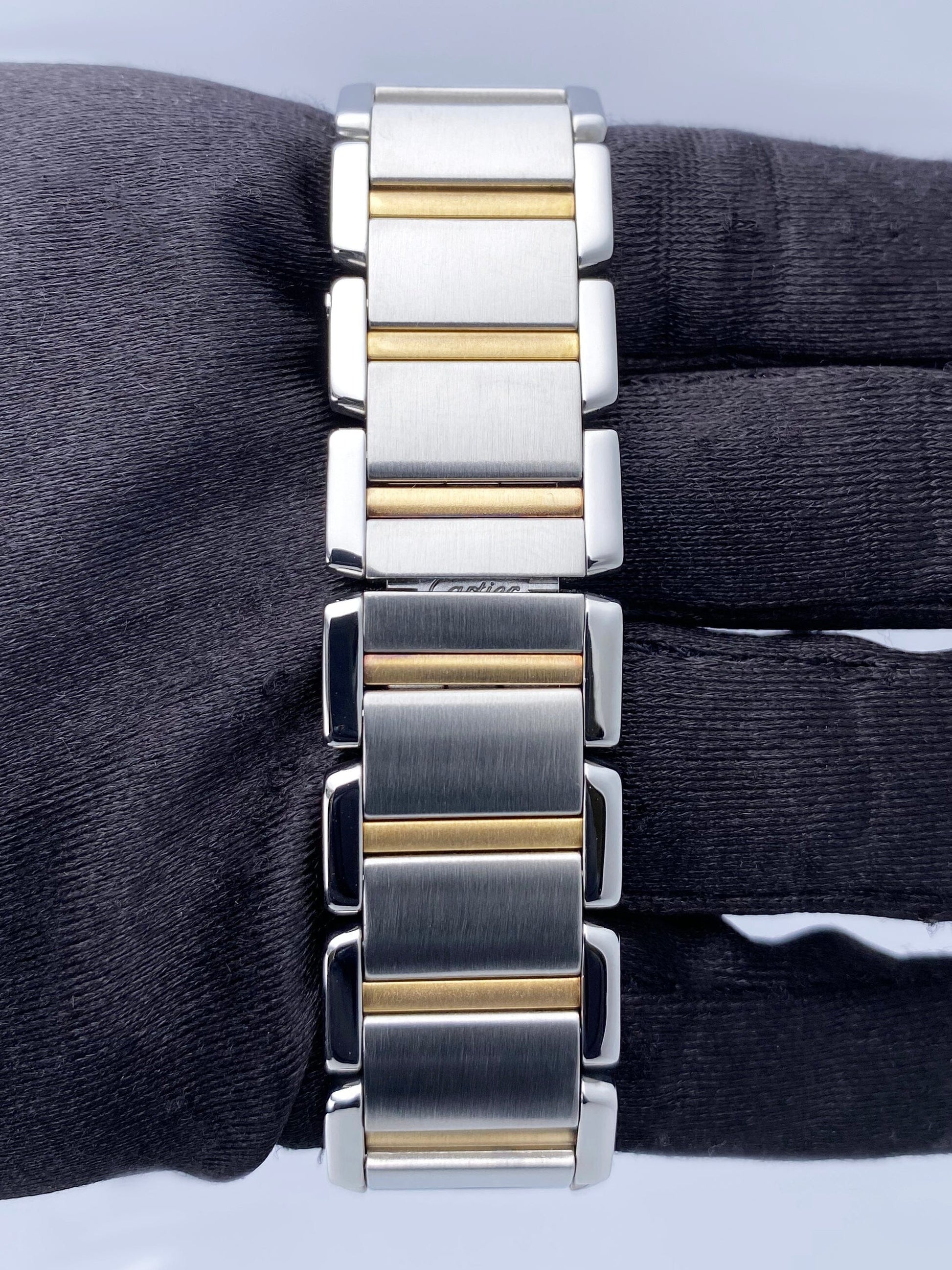 Cartier Tank Francaise W51006Q4 Two-Tone Midsize Ladies Watch Box Papers - Watches