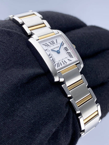 Cartier Tank Francaise W51007Q4 Two-Tone Ladies Watch - Watches