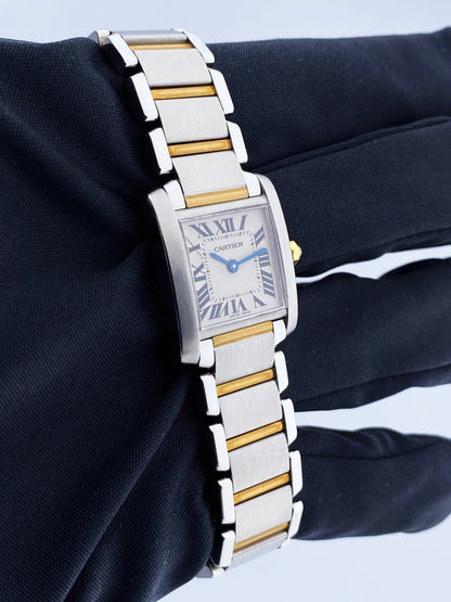 Cartier Tank Francaise W51007Q4 Two-Tone Ladies Watch - Wristwatch