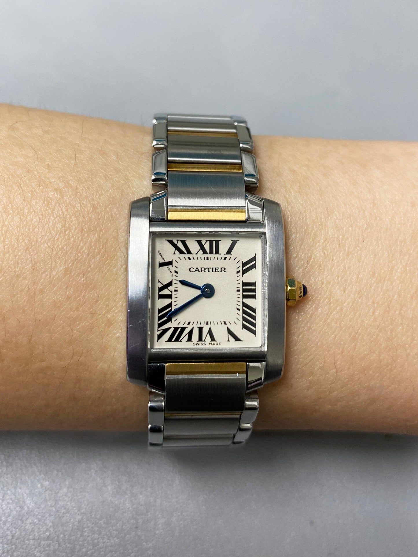 Cartier Tank Francaise W51007Q4 Two-Tone Ladies Watch - Wristwatch