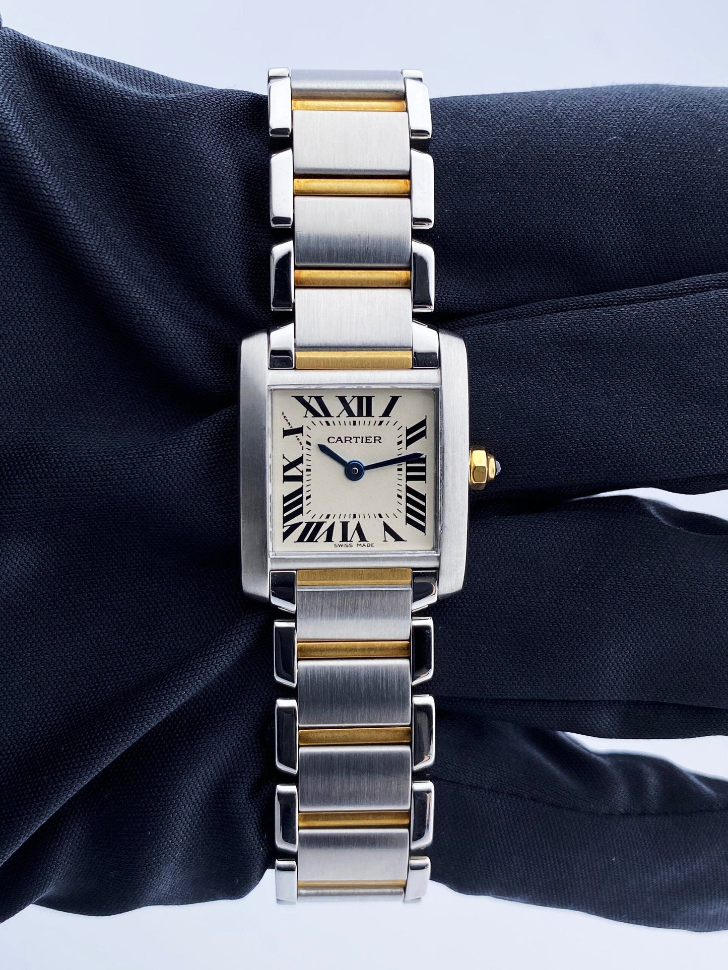 Cartier Tank Francaise W51007Q4 Two-Tone Ladies Watch - Wristwatch