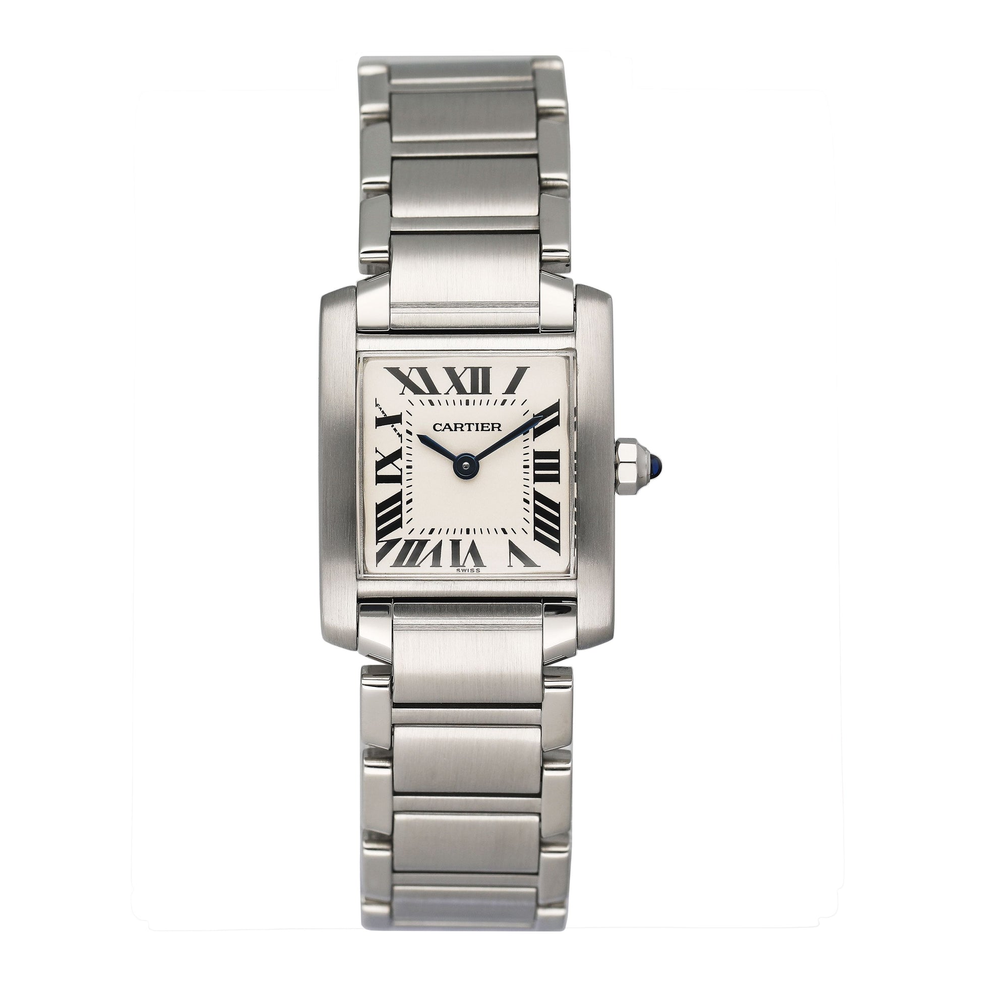 Cartier Tank Francaise W51008Q3 Stainless Steel Ladies Watch - Watches