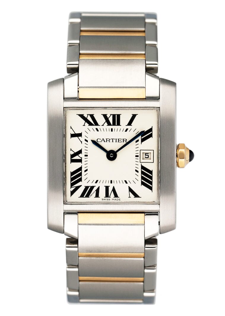 Cartier Tank Francaise W51012Q4 Two Tone Midsize Ladies Watch - Watches