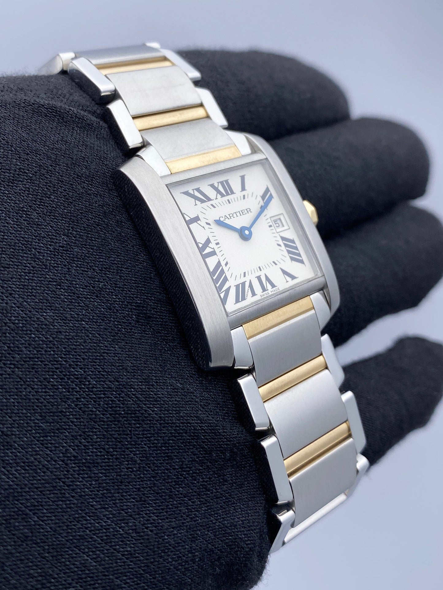 Cartier Tank Francaise W51012Q4 Two Tone Midsize Ladies Watch - Watches