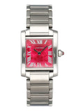 Cartier Tank Francaise W51030Q3 Raspberry Dial Steel Ladies Watch - Watches
