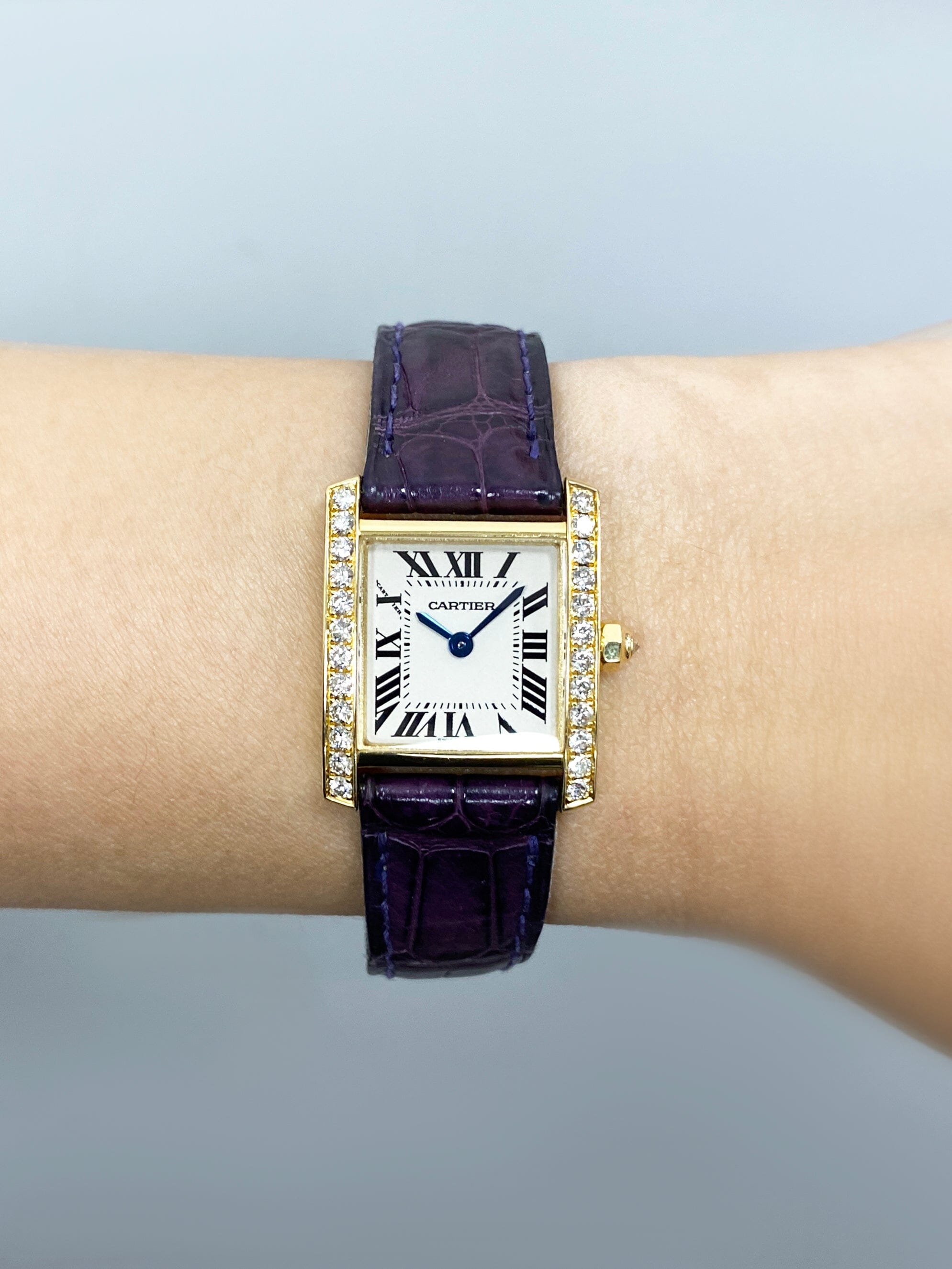 Cartier Tank Francaise WE100151 Diamond 18k Yellow Gold – Phigora