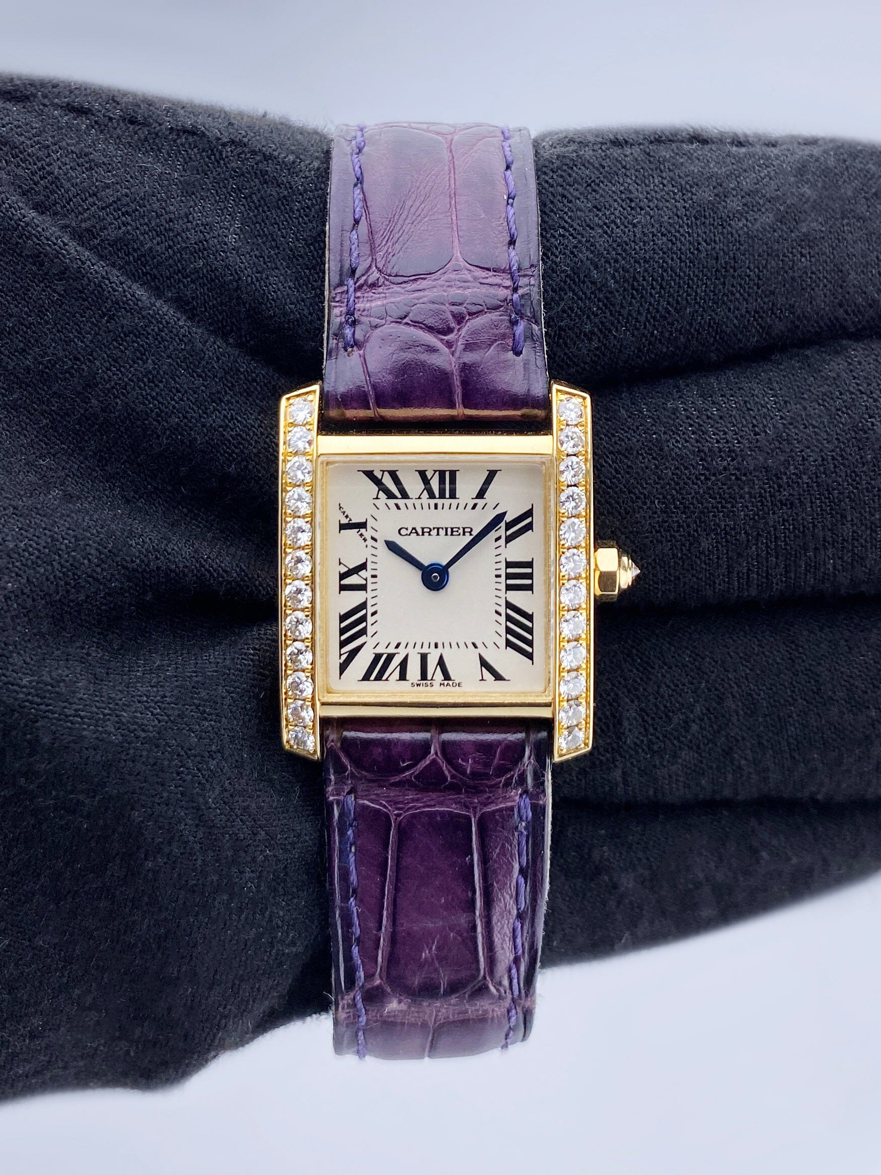 Cartier Tank Francaise WE100151 Diamond 18k Yellow Gold – Phigora