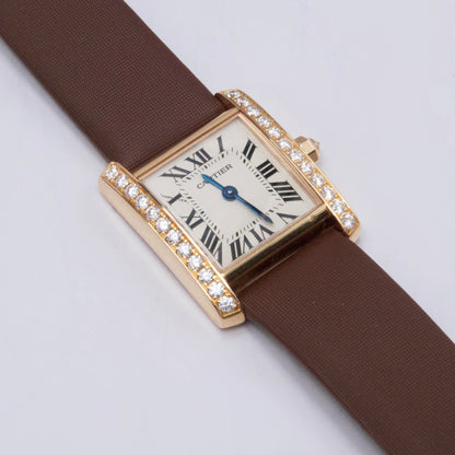 Cartier Tank Francaise WE104531 Diamond Ladies Watch - Watches