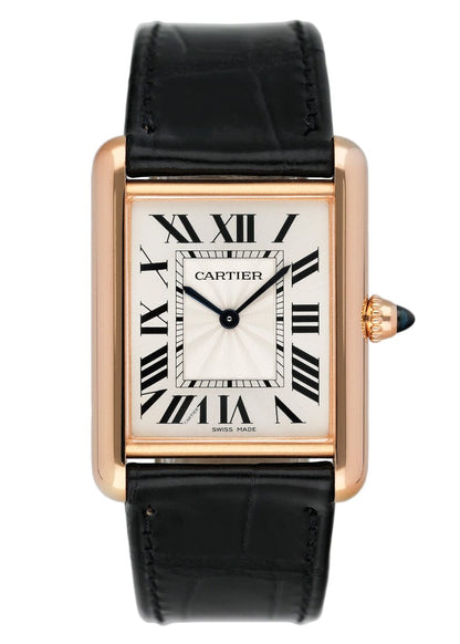 Cartier Tank Louis Large WGTA0011 18K Rose Gold Mens Watch - Watches