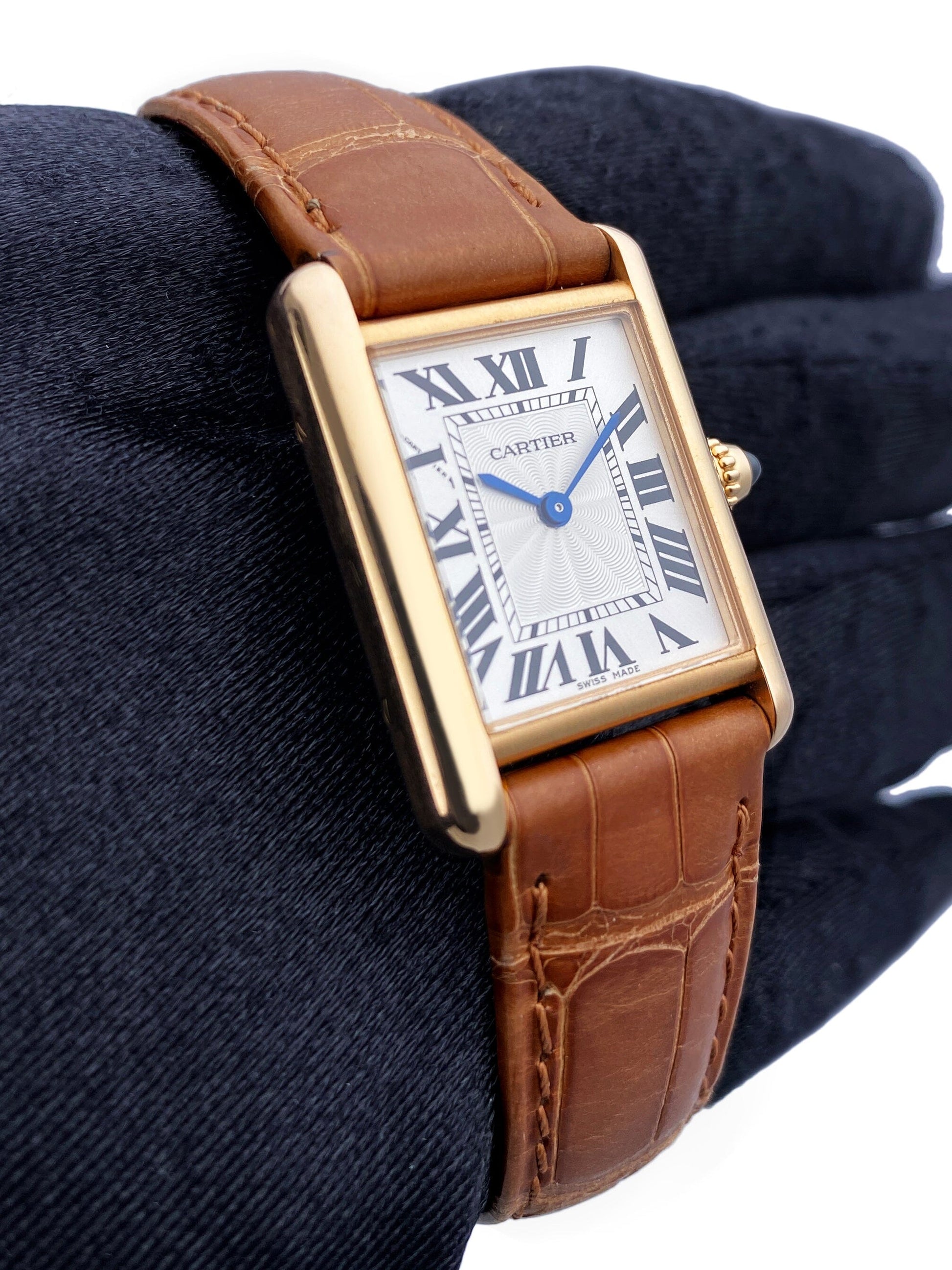 Cartier Tank Louis Small WGTA0010 18K Rose Gold Ladies Watch Box Papers - Watches