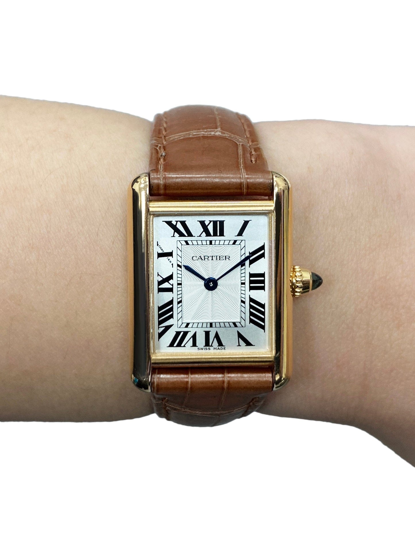 Cartier Tank Louis Small WGTA0010 18K Rose Gold Ladies Watch Box Papers - Watches