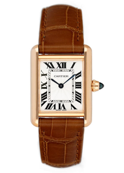 Cartier Tank Louis Small WGTA0010 18K Rose Gold Ladies Watch Box Papers - Watches