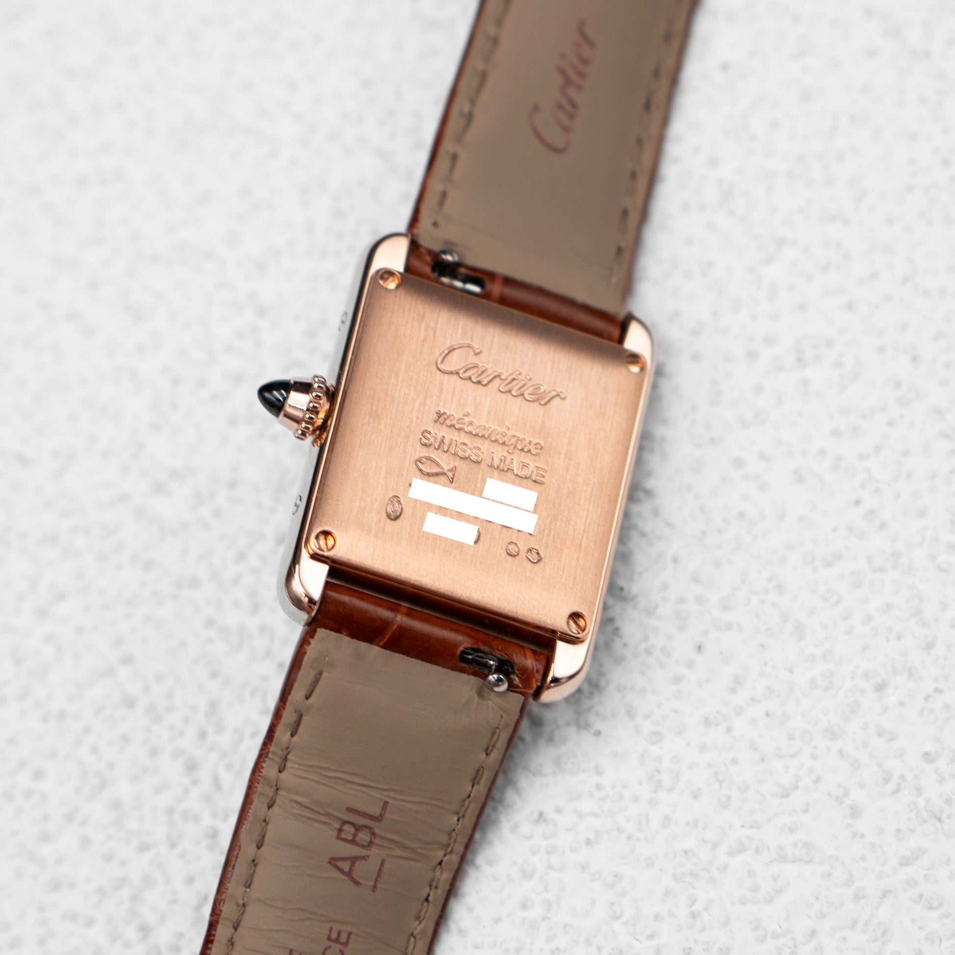 Cartier Tank Louis Small WGTA0010 18K Rose Gold Ladies Watch Box Papers - Watches