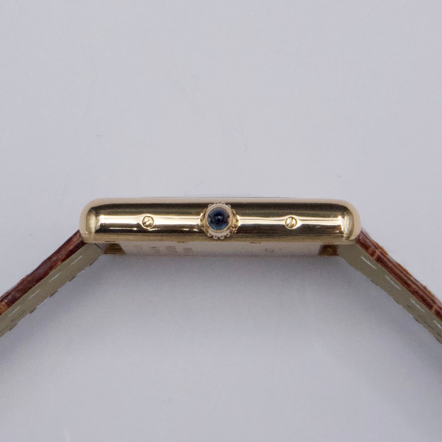 Cartier Tank Louis W1529756 18K Yellow Gold Mens Watch - Wristwatch
