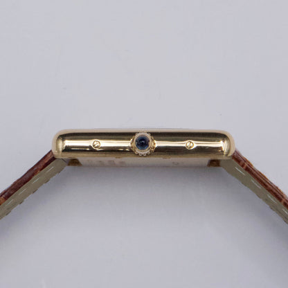Cartier Tank Louis W1529756 18K Yellow Gold Mens Watch - Wristwatch