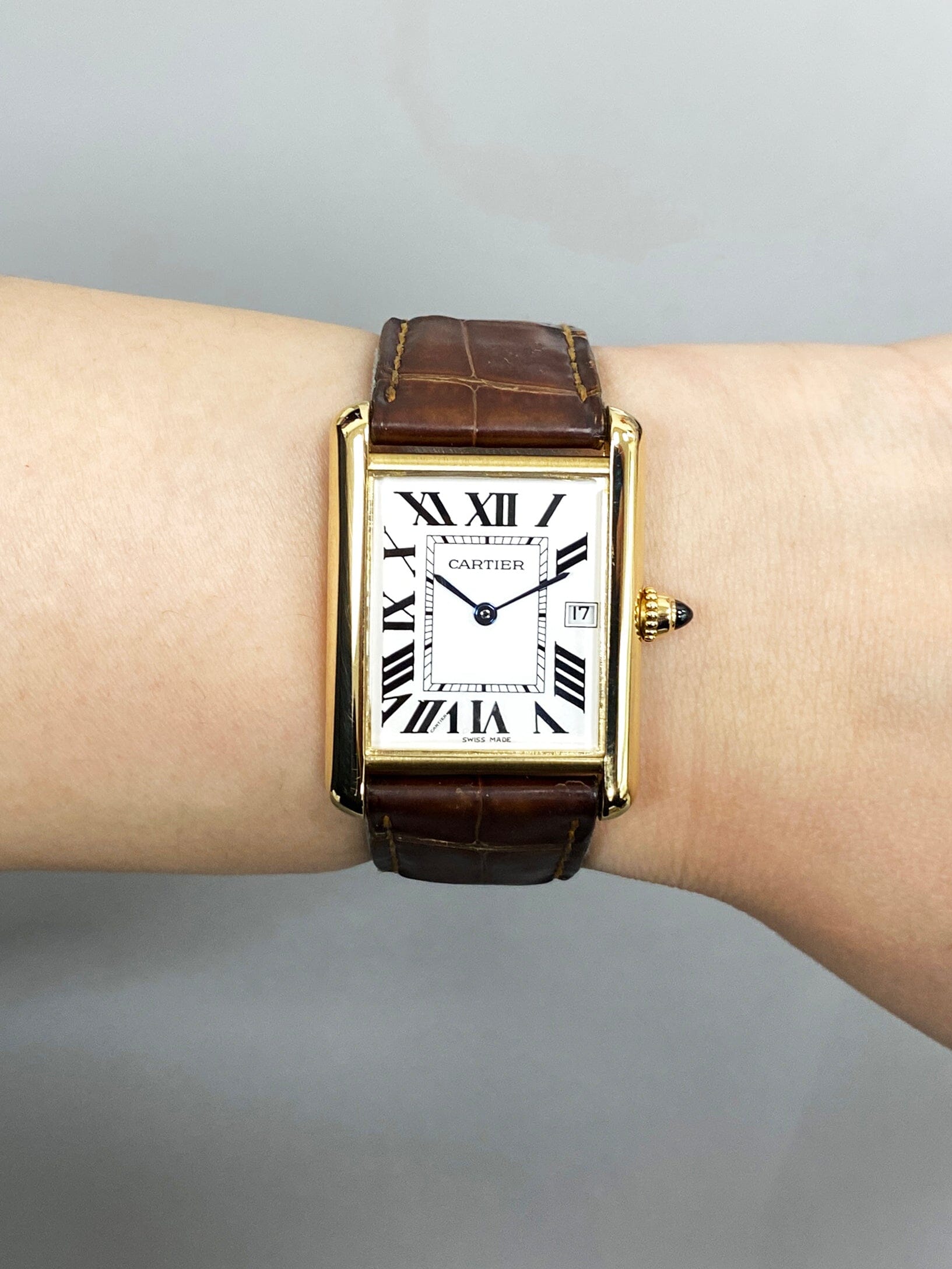 最終 タンクルイカルティエ W1529756 イエローゴールド Cartier - 最終 タンクルイカルティエ W1529756 イエローゴールドの