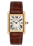 Cartier Tank Louis W1529756 18K Yellow Gold Mens Watch - Wristwatch