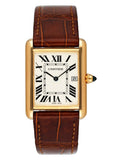 Cartier Tank Louis W1529756 18K Yellow Gold Mens Watch Box Papers - Virtual