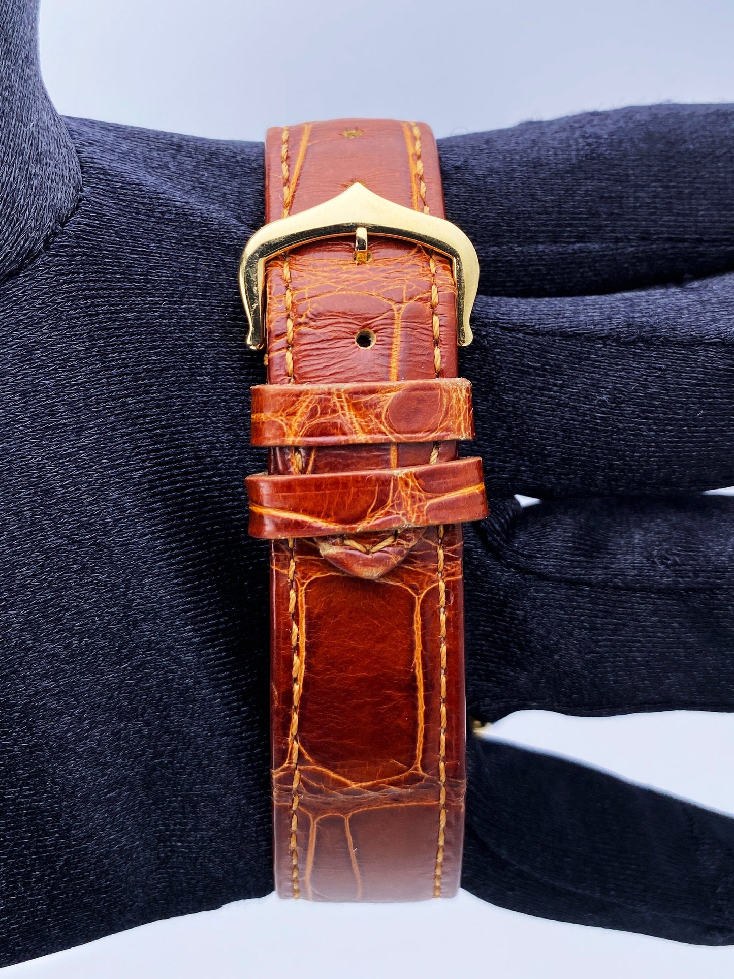 Cartier Tank Louis W1529756 18K Yellow Gold Mens Watch Box Papers - Virtual