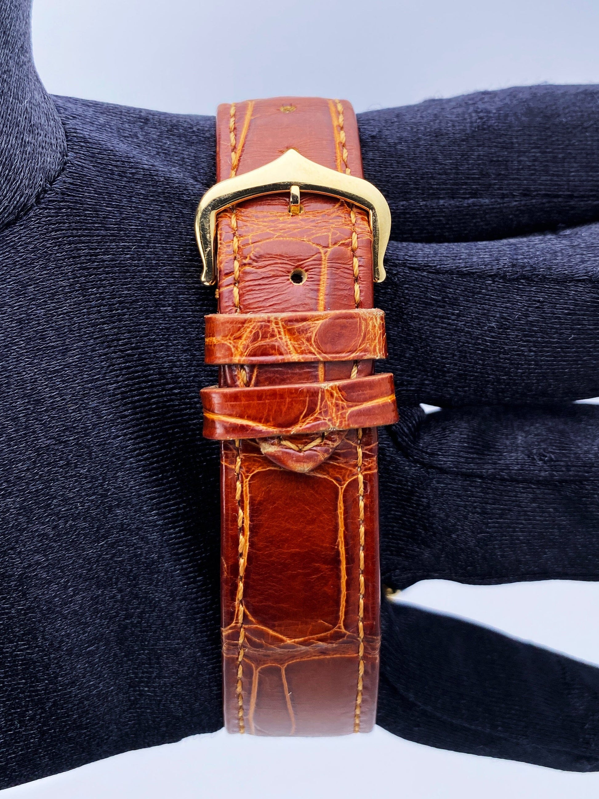 Cartier Tank Louis W1529756 18K Yellow Gold Mens Watch Box Papers - Virtual