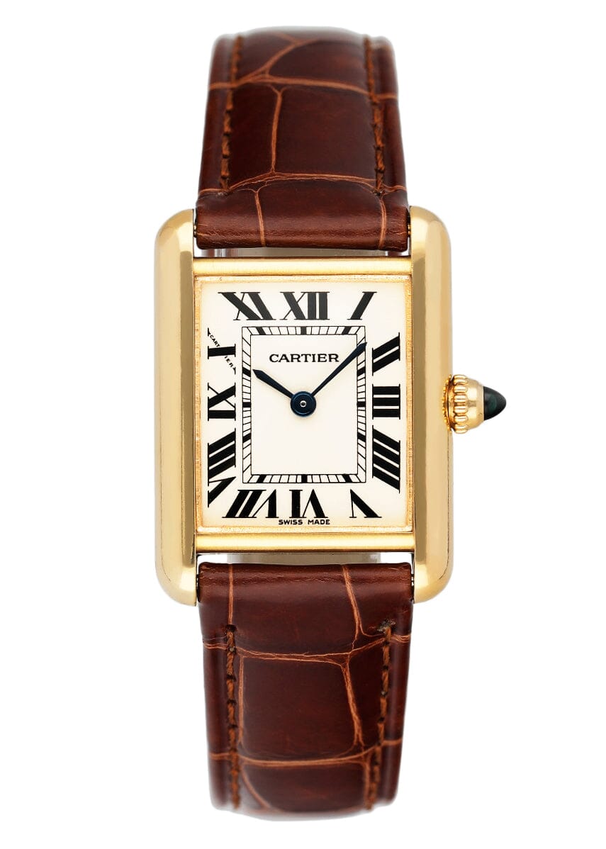 Cartier Tank Louis W1529856 18K Yellow Gold Ladies Watch - Watches
