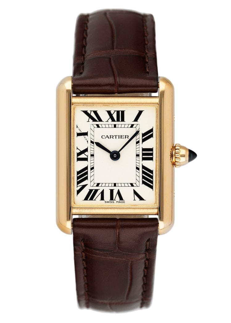 Cartier Tank Louis W1529856 18K Yellow Gold Ladies Watch - Watches